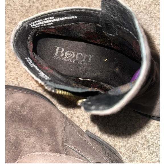 BORN Concept Gray Buckle Booties (Size 5.5) - Picture 8 of 8